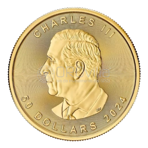 50 Dollari Foglia d'acero 2024